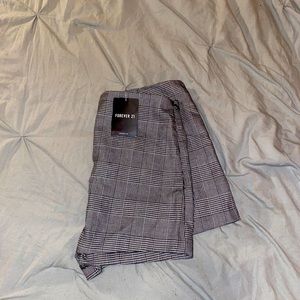 Forever 21 plaid shorts